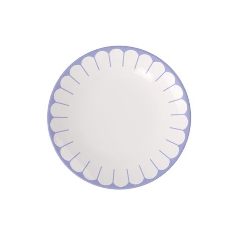 - Villeroy&Boch Fleur Talerz płaski Niebieski, Ø26,6 cm, Premium Porcelain1045512621 - 1045512621 - Łazienki Szydłowski