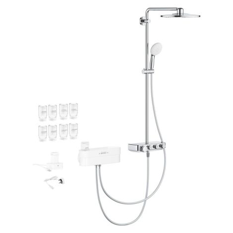 - GROHE-Euphoria Purefoam System prysznicowy z termostatem do montażu ściennego chrom 1058130000 - 1058130000 - Łazienki Szydłowski