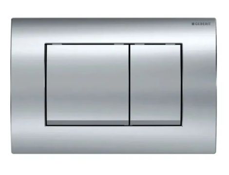 - GEBERIT Delta20 Przycisk spłukujący prostokątny, spłukiwanie dwudzielne kolor chrom mat 115137461 - 115.137.46.1 - Łazienki Szydłowski