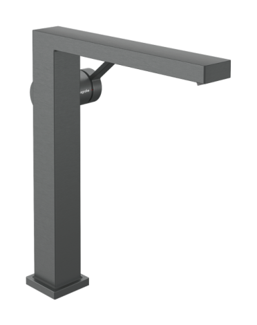 - HANSGROHE Tecturis E bateria umywalkowa z kompletem odpływowym czarny chrom szczotkowany 73070340 - 73070340 - Łazienki Szydłowski