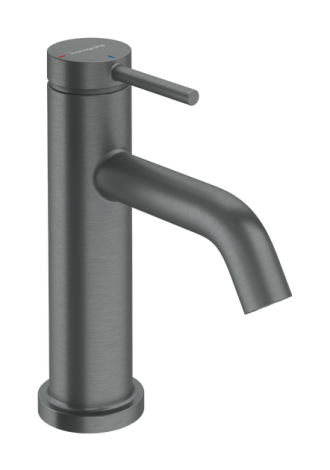 - HANSGROHE Tecturis S bateria umywalkowa 80 bez kompletu odpływowego czarny chrom szczotkowany 73301340 - 73301340 - Łazienki Szydłowski