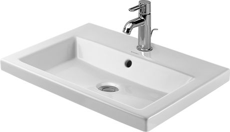  - DURAVIT 2nd Floor Umywalka blatowa 60x43 cm biały połysk 0347600000 - 0347600000 - Łazienki Szydłowski