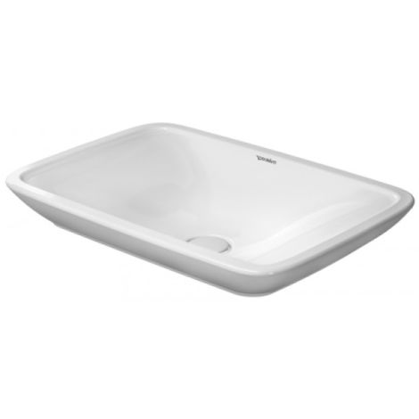 DURAVIT PuraVida umywalka nablatowa 70x46,5  cm biały połysk z powłoką wondergliss 03697000001 03697000001 od 