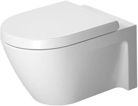 DURAVIT Starck 2 Miska toaletowa 37x54 cm wisząca, biały połysk z powłoką wondergliss 25340900001 25340900001 od 