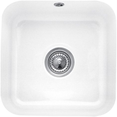 VILLEROY&BOCH Cisterna 50 Zlewozmywak podblatowy, 44,5 x 44,5 cm, biały z powłoką ceramicplus 670302R1 670302R1 od 