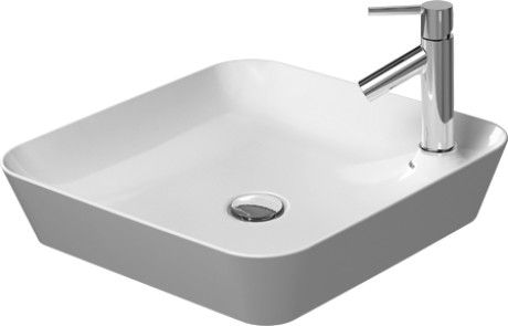 - DURAVIT Cape Cod Umywalka nablatowa 46x46 cm biały połysk 2340460000 - 2340460000 - Łazienki Szydłowski