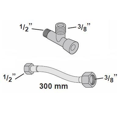 - VILLEROY&BOCH Viclean Zestaw do podłączania wody V9901900 - V9901900 - Łazienki Szydłowski