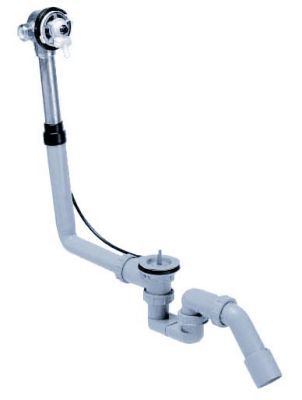 - HANSGROHE Exafill wylewka wannowa z odpływem i przelewem 58125180 - 58125180 - Łazienki Szydłowski