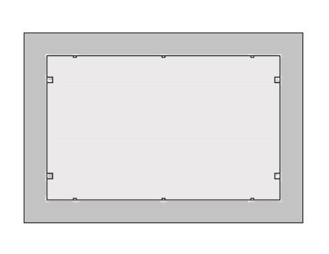  - TECE Now Ramka dystansowa chrom mat 9240412 - 9.240.412 - Łazienki Szydłowski