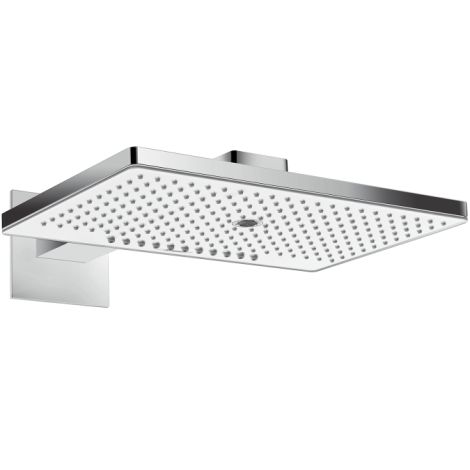  - HANSGROHE Rainmaker Select deszczownica z ramieniem 460 x 300 mm biały / chrom 24017400 - 24017400 sk - Łazienki Szydłowski