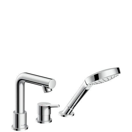 - HANSGROHE Talis S 3-otworowa bateria wannowa chrom 72416000 - 72416000 - Łazienki Szydłowski