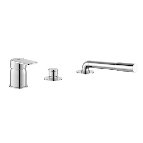  - IDEAL STANDARD TONIC II Bateria wannowa trójotworowa bez wylewki chrom A6349AA - A6349AA OB - Łazienki Szydłowski