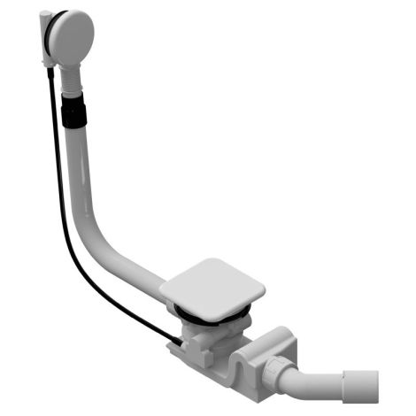 - KALDEWEI INCAVA zestaw odpływowo-przelewowy KA 4080 kompletny zestaw biały 687772000001 - 687772000001 - Łazienki Szydłowski