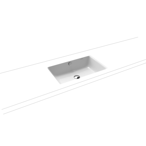  - KALDEWEI PURO umywalka podblatowa 60 x 38,5 cm biały 901006003001 - 901006003001 GS - Łazienki Szydłowski