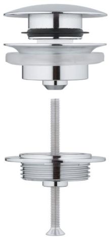  - GROHE-zawór odpływowy do umywalki chrom 65807000 - 65807000 - Łazienki Szydłowski