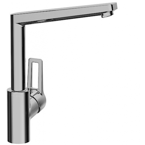 - HANSA TWIST Bateria kuchenna chrom 09202205 - 09202205 - Łazienki Szydłowski