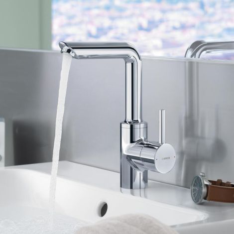  - HANSA VANTIS Style bateria umywalkowa jednouchwytowa, jednootworowa, DN 15 chrom 52552287 - 52552287 - Łazienki Szydłowski