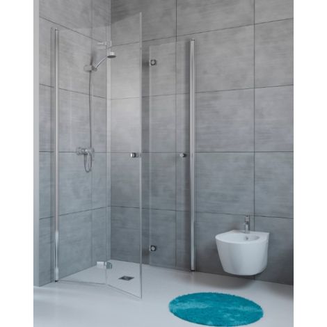 - RADAWAY Fuenta New KDD-B Kabina kwadratowa 100 cm część prawa 3840720101R - 384072-01-01R - Łazienki Szydłowski