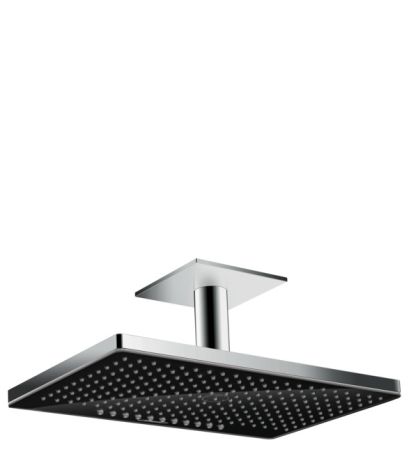 - HANSGROHE Rainmaker Select  deszczownica 46x30 cm z ramieniem czarny/chrom 24004600 - 24004600 - Łazienki Szydłowski