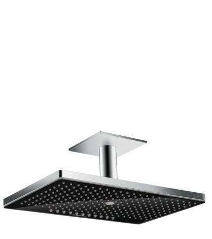 - HANSGROHE Rainmaker Select deszczownica 46x30 cm z ramieniem czarny/chrom 24006600 - 24006600 - Łazienki Szydłowski
