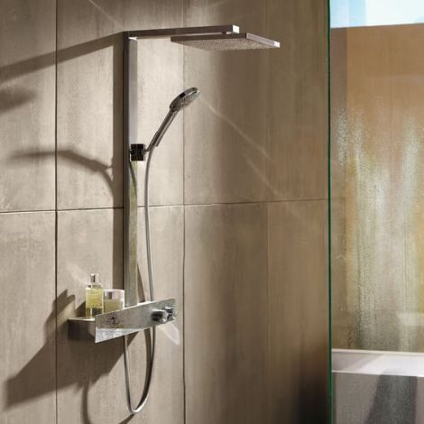  - HANSGROHE Raindance E system prysznicowy natynkowy z termostatem z EcoSmart i deszczownicą chrom 27364000 - 27364000 - Łazienki Szydłowski