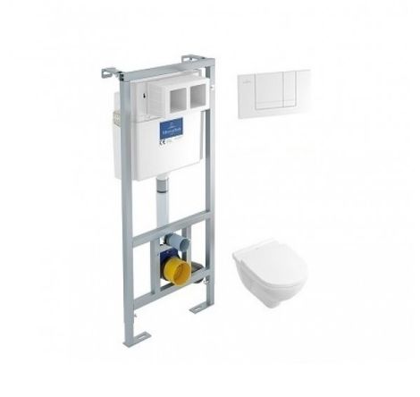 - VILLEROY&BOCH O.Novo Combi-Pack Viconnect Zestaw WC kolor biały 5660D201 - 5660D201 - Łazienki Szydłowski