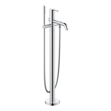 - DURAVIT C.1 bateria wannowa stojąca, chrom C15250000010 - C15250000010 - Łazienki Szydłowski