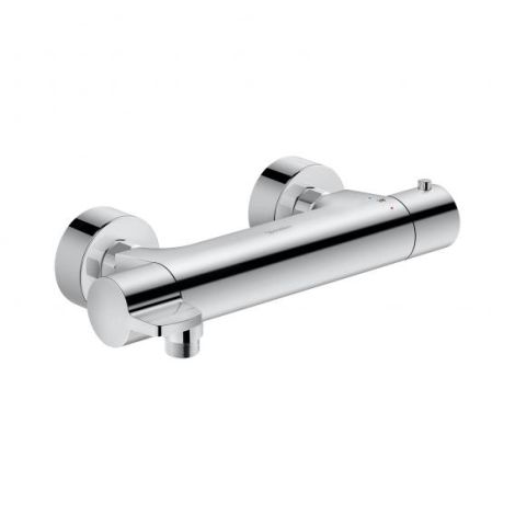 - DURAVIT B.1 Termostatyczna bateria prysznicowa natynkowa chrom B14220000010 - B14220000010 - Łazienki Szydłowski