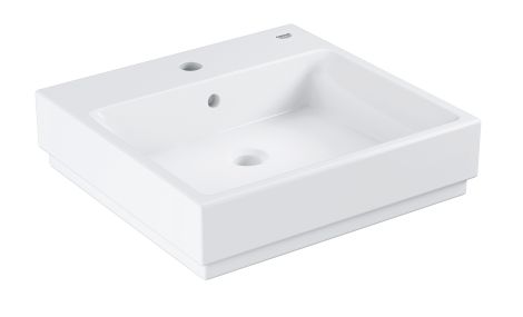  - GROHE-Cube Ceramic Umywalka wisząca 50x49 cm biały połysk 3947400H - 3947400H - Łazienki Szydłowski