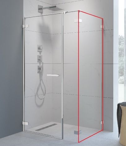 RADAWAY Arta KDS I Ścianka boczna S2 70x200 cm, profile Chrome+, szkło przezroczyste 386109-03-01 386109-03-01 od 