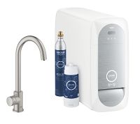  - GROHE-Blue Home Zawór sztorcowy z funkcją filtra Kolor stal nierdzewna  31498DC1 - 31498DC1 - Łazienki Szydłowski
