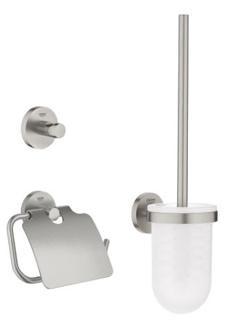 GROHE-Essentials Zestaw akcesoriów łazienkowych 3 w 1 kolor stal nierdzewna 40407DC1 40407DC1 od 