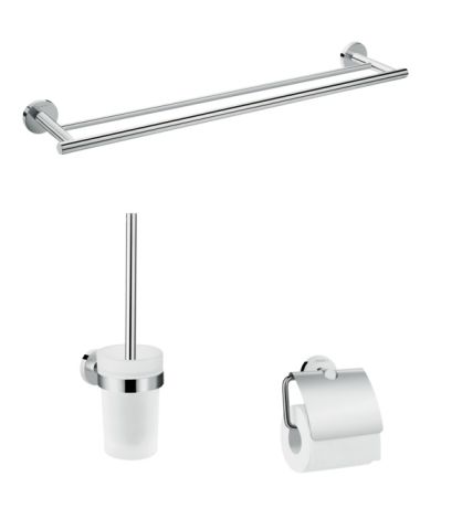 HANSGROHE Logis Universal Zestaw akcesoria łazienkowe 3 w 1 chrom 41727000 41727000 od 