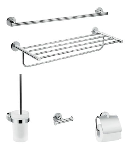 HANSGROHE Logis Universal Zestaw akcesoria łazienkowe 5 w 1 chrom 41728000 41728000 od 