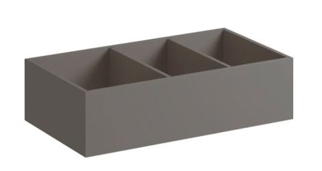 GEBERIT Xeno2 Wkład do szuflady 20,8x9,8x37,3 cm,  szary 500527001 500.527.00.1 od 