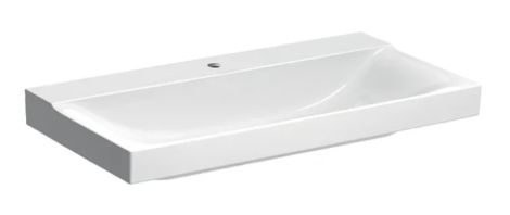 - GEBERIT Xeno2 Umywalka 90 x 48 cm, z otworem pod baterię, biały z powłoką keratect 500531011 - 500.531.01.1 - Łazienki Szydłowski