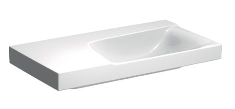 GEBERIT Xeno2 Umywalka 90 cm, lewa, bez otworu, biały z powłoka keratect 500536011 500.536.01.1 od 