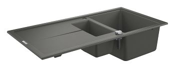 GROHE-K400 Zlewozmywak kompozytowy z ociekaczem 100x50 cm, szary granit 31642AT0 31642AT0 od 