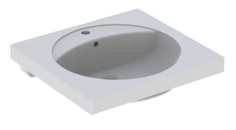 - GEBERIT Preciosa Umywalka 60 x 55 cm biała 253200000 - 253200000 - Łazienki Szydłowski
