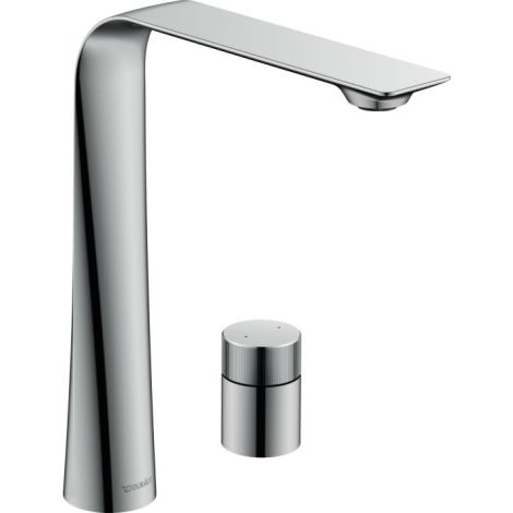  - DURAVIT D.1 Bateria umywalkowa XL z uchwytem obrotowym chrom D11130009010 - D11130009010 - Łazienki Szydłowski