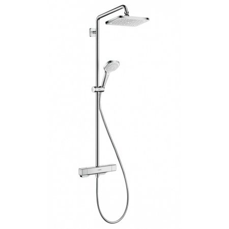 - HANSGROHE Croma Zestaw prysznicowy z deszczownicą chrom 27630000 - 27630000 - Łazienki Szydłowski