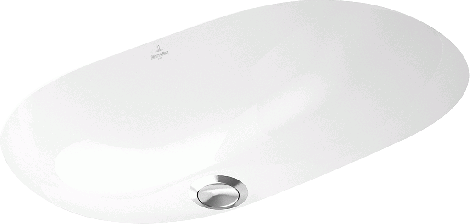 - VILLEROY&BOCH O.Novo Umywalka podblatowa 53 x 32 cm biała z powłoką CeramicPlus 416250R1 - 416250R1 - Łazienki Szydłowski