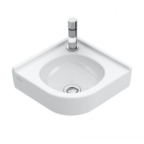 VILLEROY&BOCH O.Novo Umywalka mała narożna, biała z powłoką CeramicPlus 731033R1 731033R1 od 