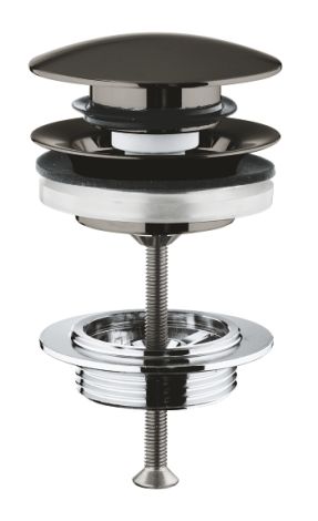 - GROHE-Zawór umywalkowy odpływowy zamykany Kolor szczotkowany grafit 65807AL0 - 65807AL0 - Łazienki Szydłowski