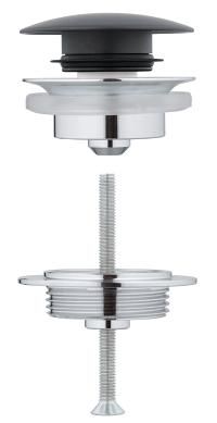 GROHE-Zawór umywalkowy odpływowy zamykany kolor aksamitna czerń 65807KS0 65807KS0 od 