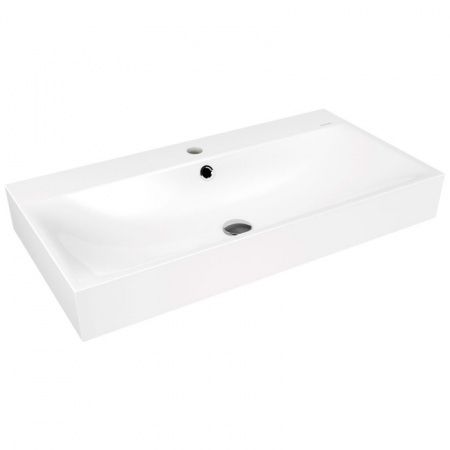  - KALDEWEI Silenio Umywalka emaliowana ścienna z przelewem 90 x 46 cm, biała 904406013001 - 904406013001 - Łazienki Szydłowski