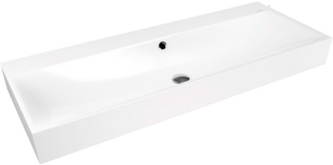  - KALDEWEI Silenio Umywalka 120 x 46 x 12 cm stal emaliowana biała z Perl-Effekt 904506013001 - 904506013001 - Łazienki Szydłowski