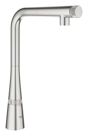 - GROHE-Zedra SmartControl Bateria kuchenna z funkcją SmartControl kolor stal nierdzewna 31593DC2 - 31593DC2 - Łazienki Szydłowski
