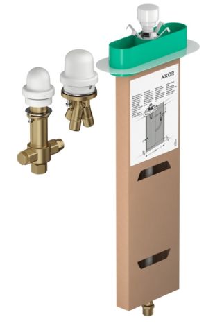  - HANSGROHE Axor Zestaw podstawowy do 3-oworowej jednouchwytowej baterii do montażu na brzegu wanny 15487180 - 15487180 - Łazienki Szydłowski