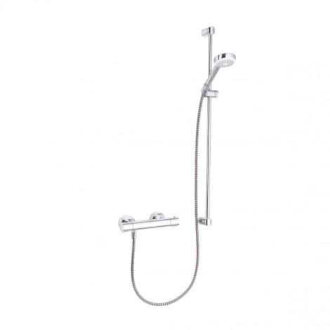 KLUDI Logo Shower Duo zestaw prysznicowy termostatyczny z drążkiem 90 cm, chrom 685780500 6857805-00 od 